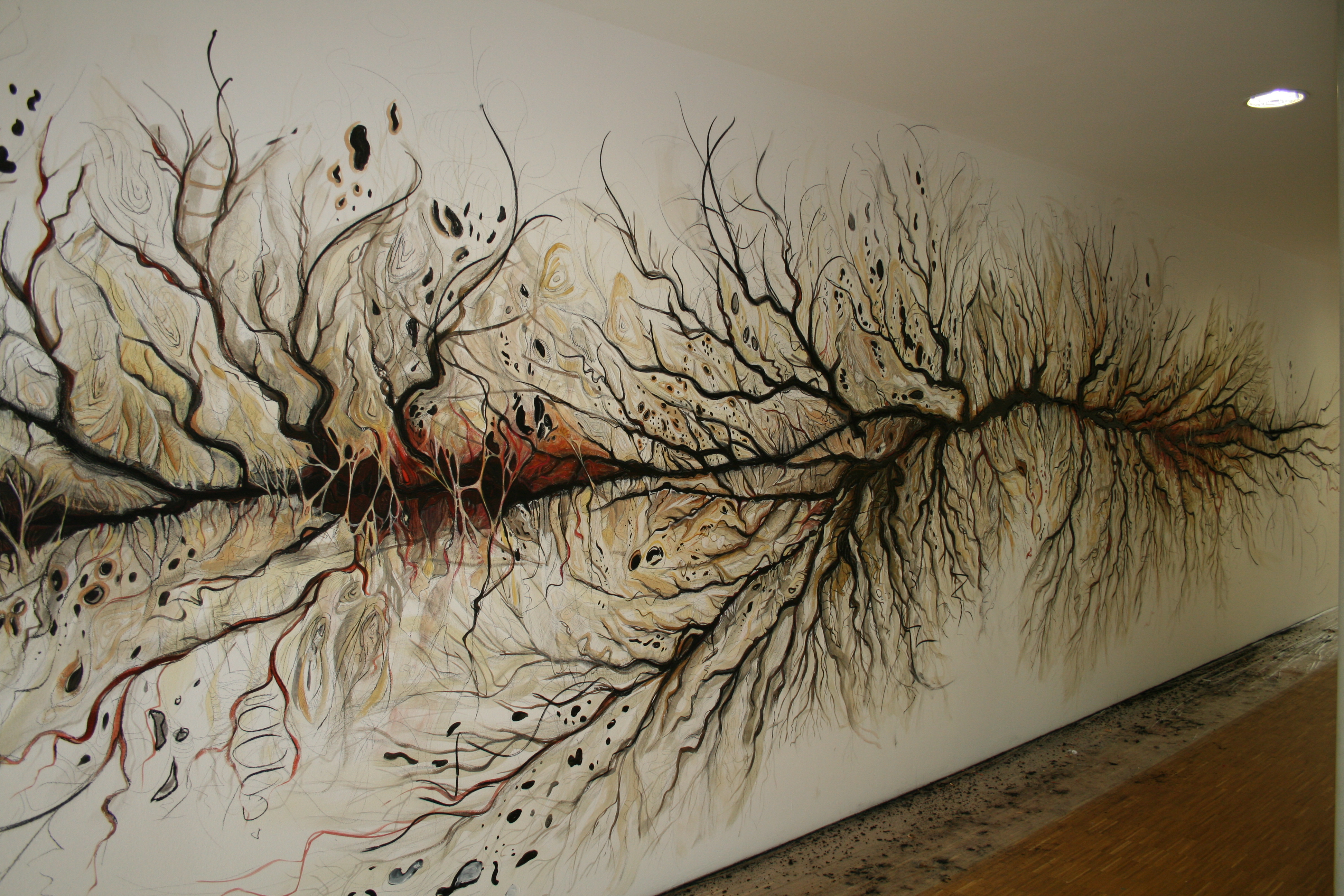 Rohini Devasher Parts Unknown Wall Drawing V